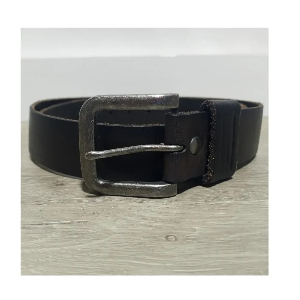 Aeropostale Men's Genuine Leather Brown Belt Size Large
